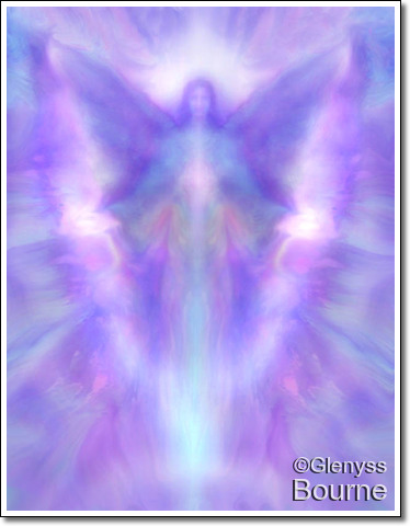 Angel of Mercy, Archangel Jeremiel painting